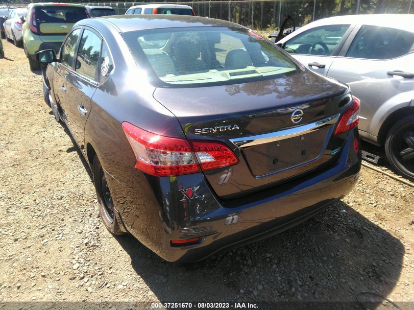 2014 Nissan Sentra S VIN: 3N1AB7AP7EY273665 Lot: 37251670