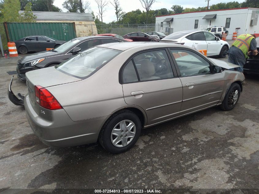 2003 Honda Civic Lx VIN: 2HGES16523H534756 Lot: 37254813