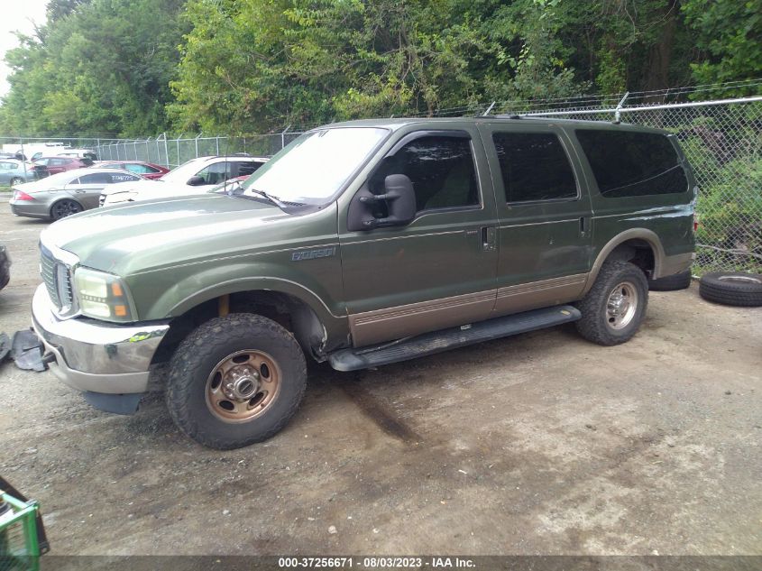 2000 Ford Excursion Limited VIN: 1FMNU43S2YEB55187 Lot: 37256671