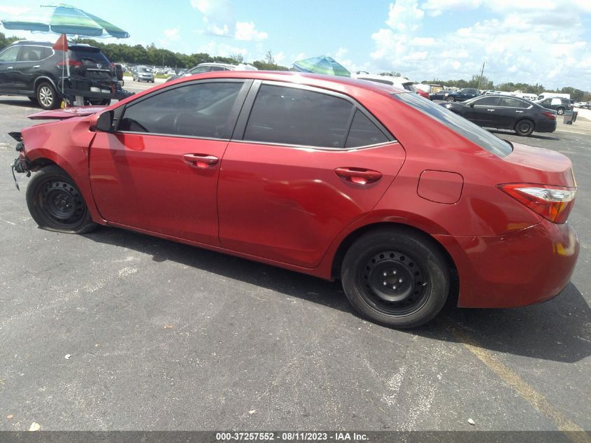 2015 Toyota Corolla Le VIN: 2T1BURHE1FC374438 Lot: 37257552