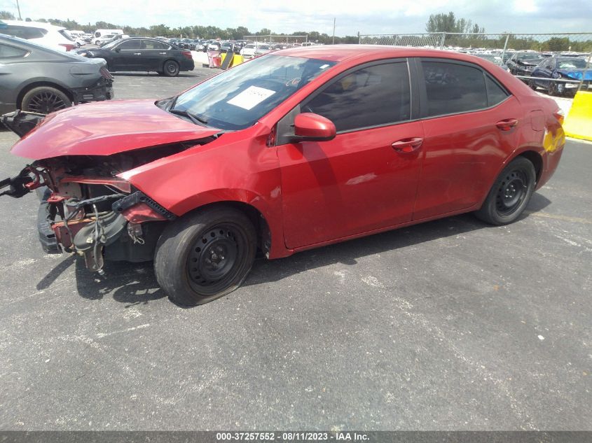 2015 Toyota Corolla Le VIN: 2T1BURHE1FC374438 Lot: 37257552