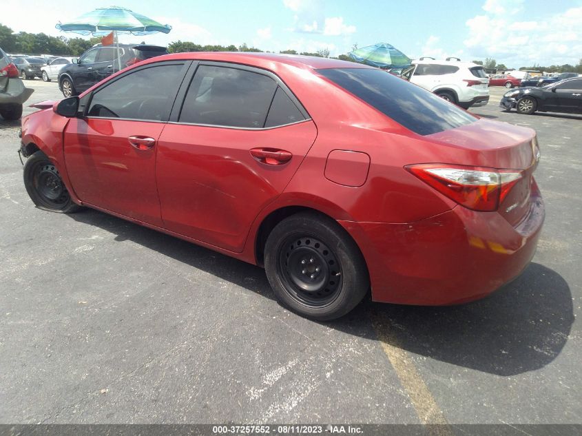 2015 Toyota Corolla Le VIN: 2T1BURHE1FC374438 Lot: 37257552