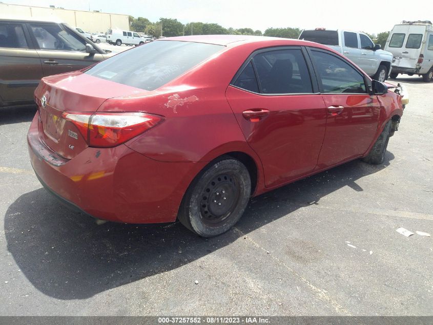 2015 Toyota Corolla Le VIN: 2T1BURHE1FC374438 Lot: 37257552