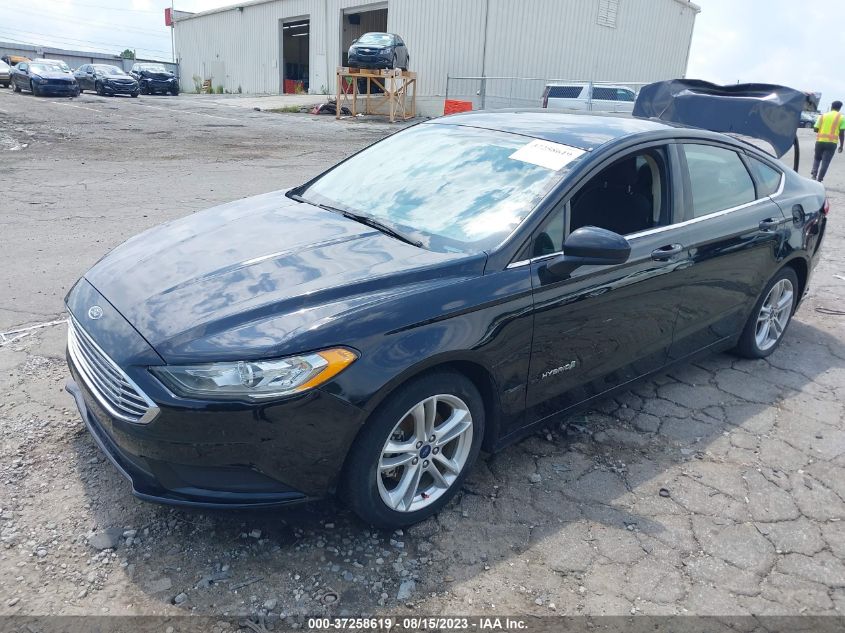 2018 Ford Fusion Hybrid Se VIN: 3FA6P0LU6JR140100 Lot: 37258619