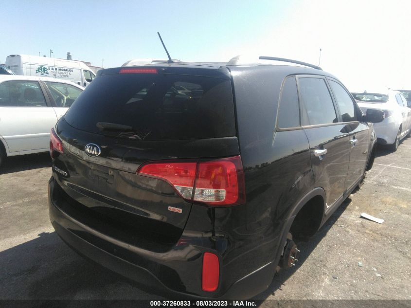 2014 Kia Sorento Lx VIN: 5XYKT3A66EG539616 Lot: 37260833