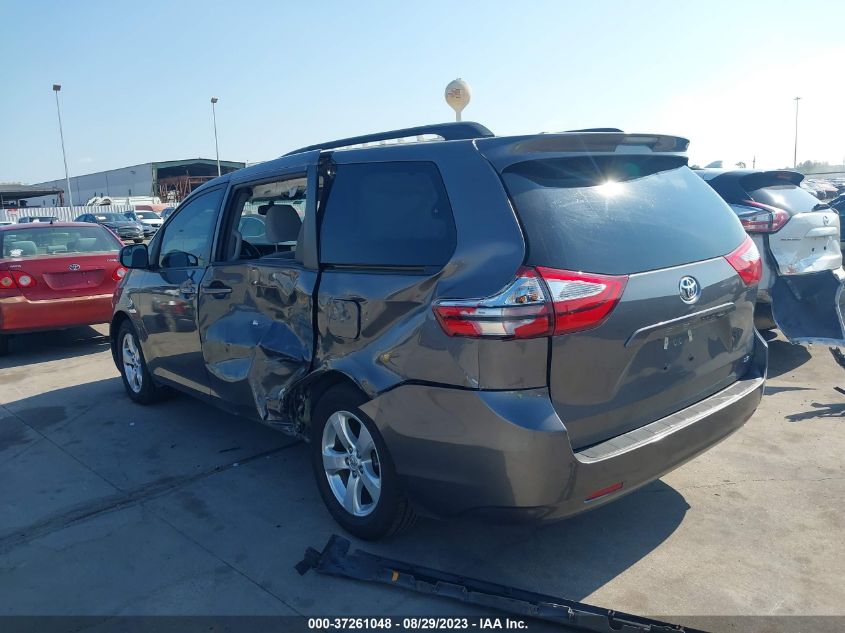 2017 Toyota Sienna Le 8 Passenger VIN: 5TDKZ3DC6HS847201 Lot: 37261048