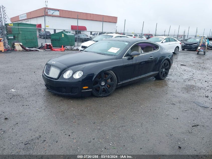 2009 Bentley Continental Gt VIN: SCBCR73W39C059568 Lot: 37261255