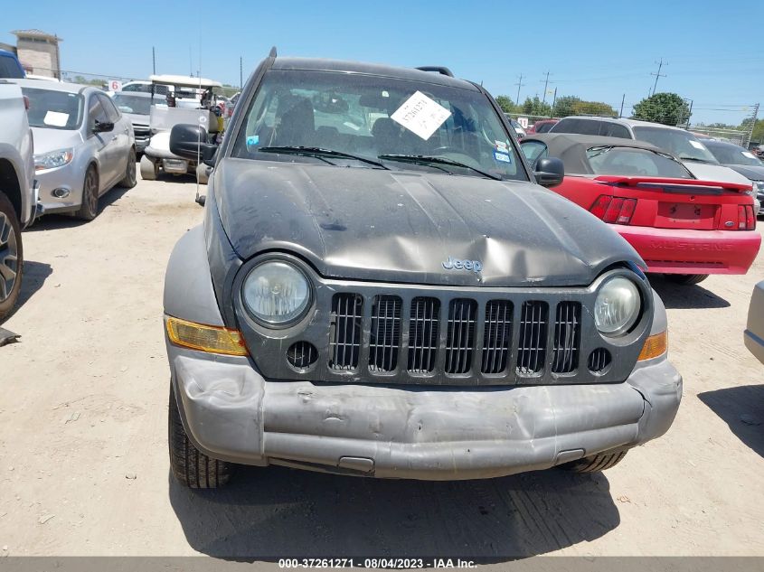 2006 Jeep Liberty Sport VIN: 1J4GK48KX6W153085 Lot: 37261271