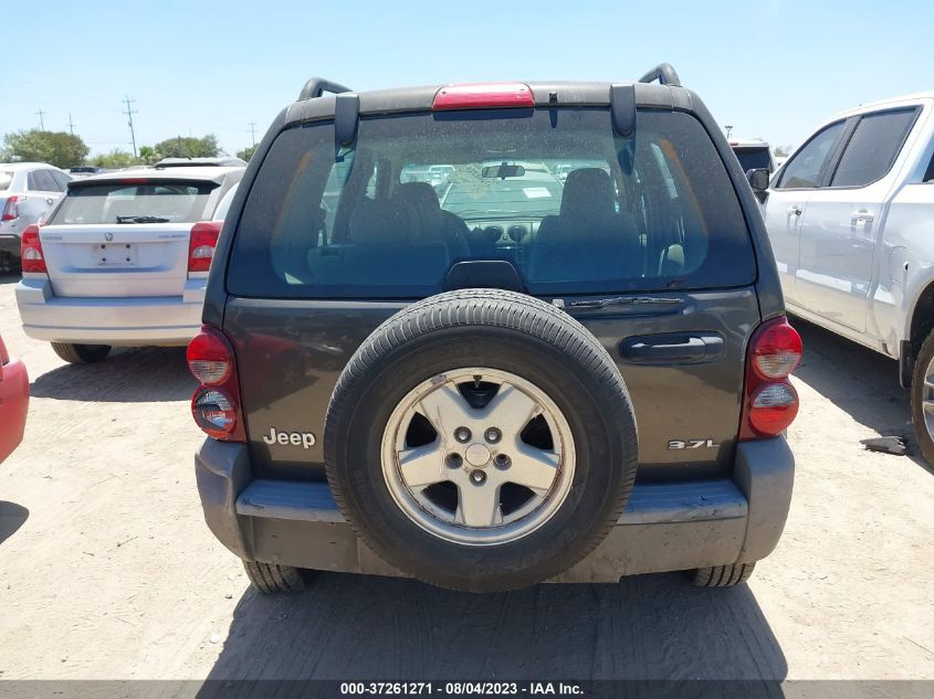 2006 Jeep Liberty Sport VIN: 1J4GK48KX6W153085 Lot: 37261271