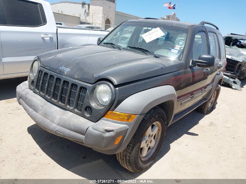 1J4GK48KX6W153085 2006 Jeep Liberty Sport