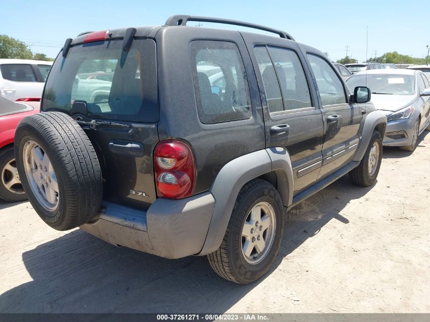 2006 Jeep Liberty Sport VIN: 1J4GK48KX6W153085 Lot: 37261271