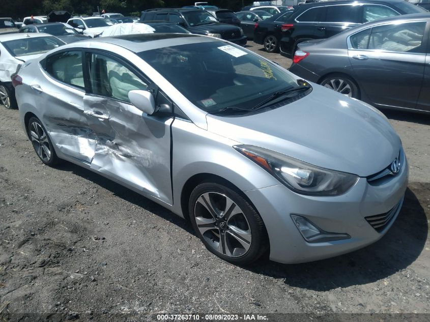 2014 Hyundai Elantra Sport VIN: KMHDH4AH6EU042335 Lot: 37263710