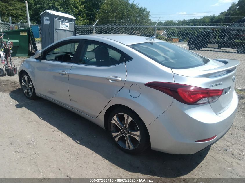 2014 Hyundai Elantra Sport VIN: KMHDH4AH6EU042335 Lot: 37263710