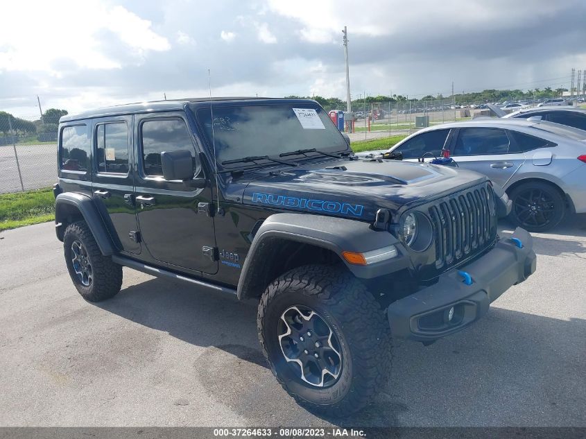 2022 Jeep Wrangler 4Xe Unlimited Rubicon VIN: 1C4JJXR61NW152794 Lot: 37264633