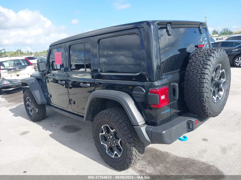 2022 Jeep Wrangler 4Xe Unlimited Rubicon VIN: 1C4JJXR61NW152794 Lot: 37264633