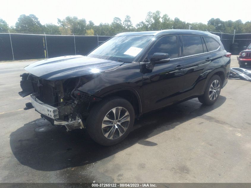 2021 Toyota Highlander VIN: 5TDGZRAH2MS515856 Lot: 40329734