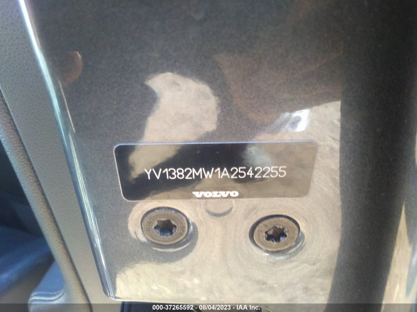 2010 Volvo V50 VIN: YV1382MW1A2542255 Lot: 37265592
