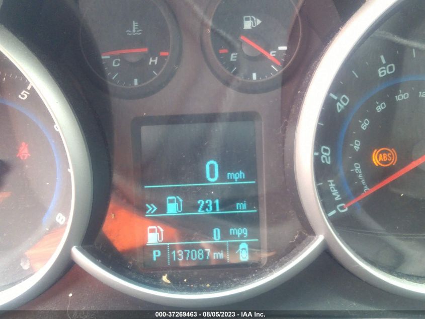 2012 Chevrolet Cruze Ls VIN: 1G1PC5SH1C7292509 Lot: 37269463