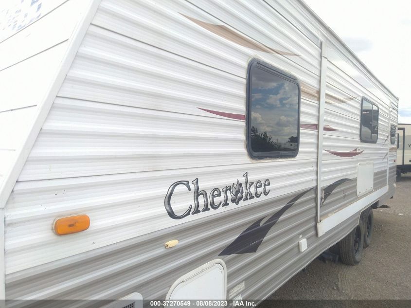2008 Cherokee Travel Trailer VIN: 4X4TCKB288X107504 Lot: 37270549