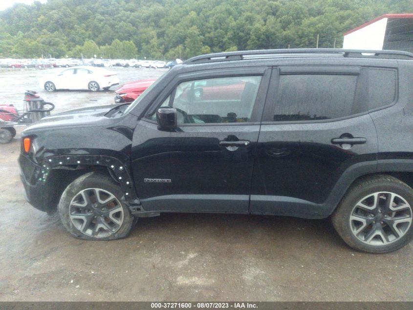 2018 Jeep Renegade Latitude 4X4 VIN: ZACCJBBB6JPH72552 Lot: 37271600