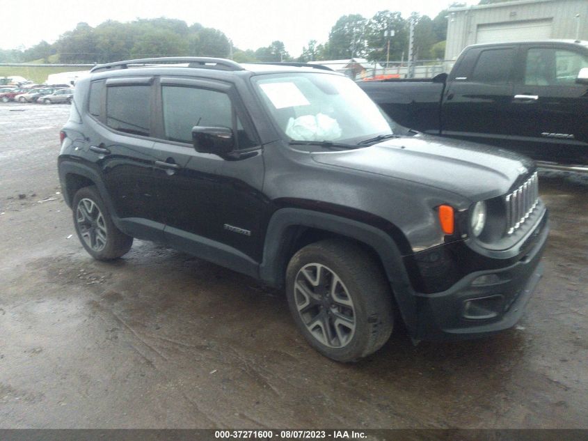 2018 Jeep Renegade Latitude 4X4 VIN: ZACCJBBB6JPH72552 Lot: 37271600