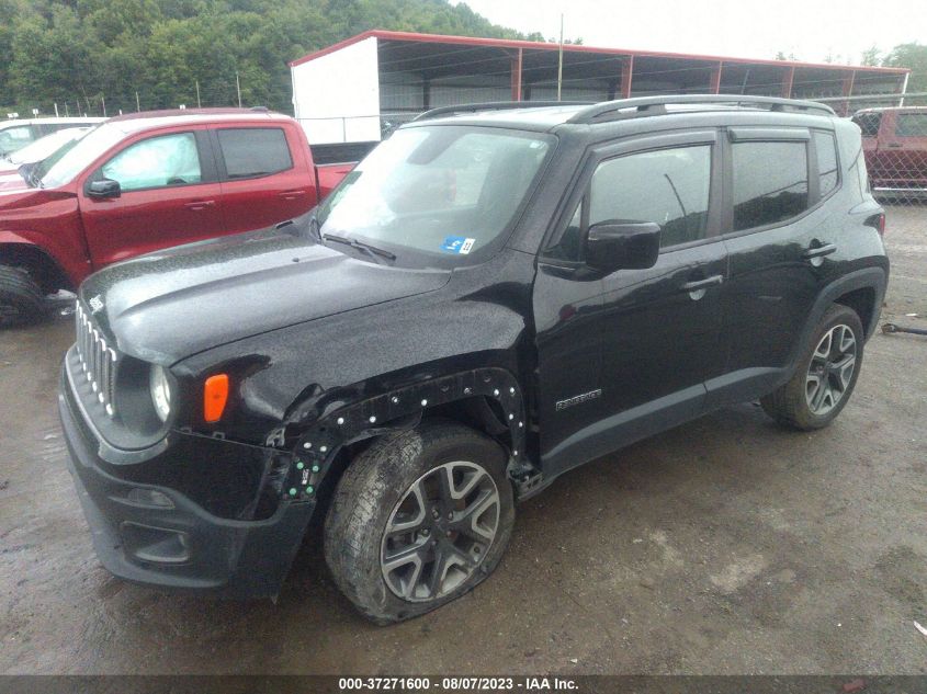 2018 Jeep Renegade Latitude 4X4 VIN: ZACCJBBB6JPH72552 Lot: 37271600