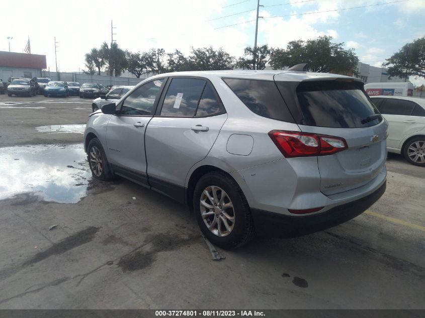 2020 Chevrolet Equinox Fwd Ls VIN: 3GNAXHEV1LS589213 Lot: 40295827