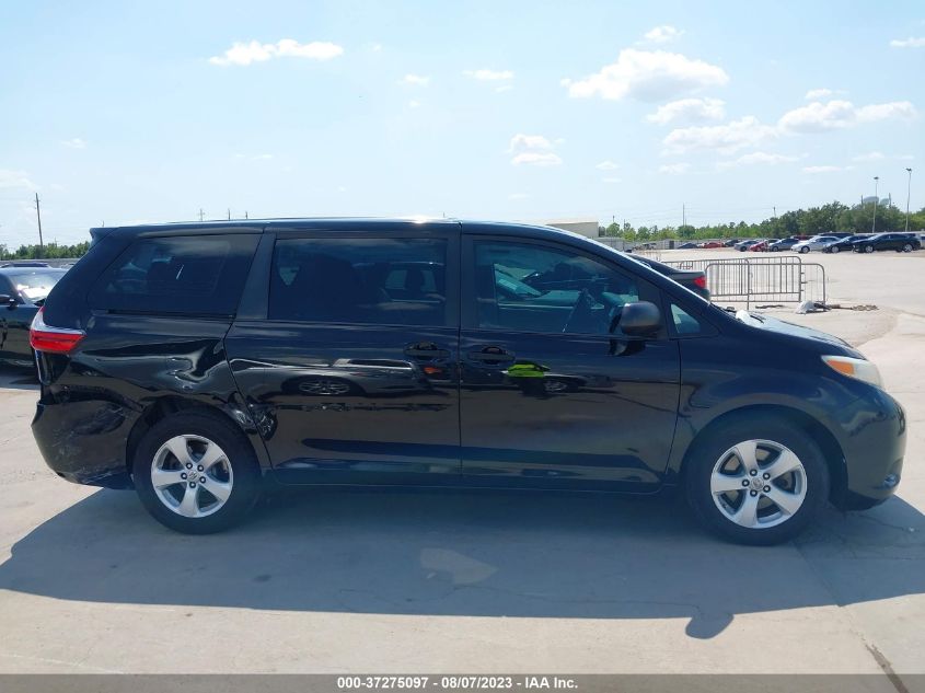 2015 Toyota Sienna L VIN: 5TDZK3DC6FS550641 Lot: 37275097