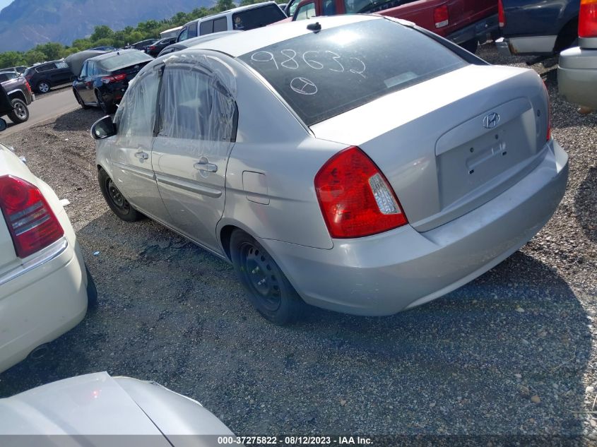 2009 Hyundai Accent Gls VIN: KMHCN46C39U295961 Lot: 37275822