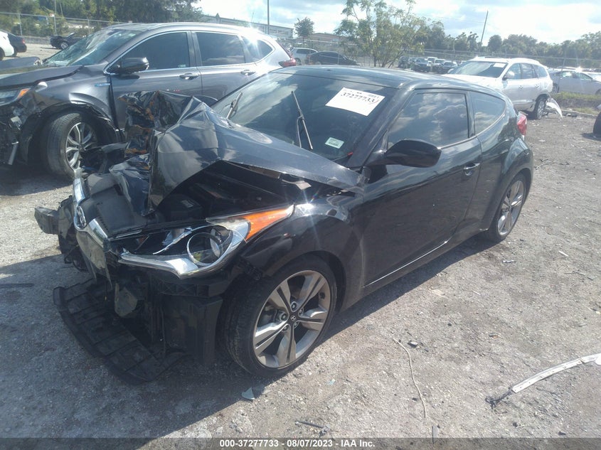2017 Hyundai Veloster Value Edition VIN: KMHTC6AD9HU323407 Lot: 37277733