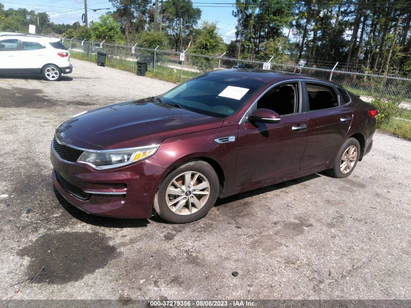 2016 Kia Optima Lx VIN: 5XXGT4L37GG084734 Lot: 37279356