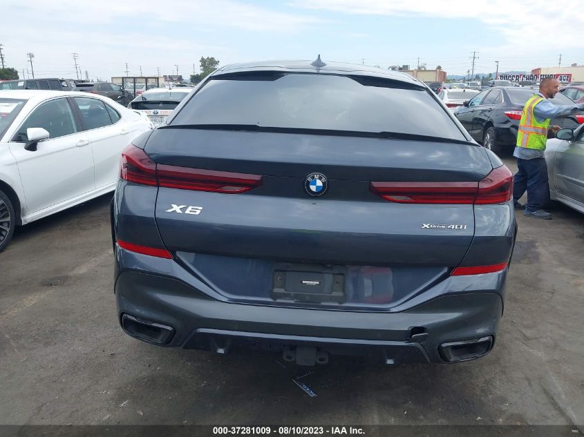 VIN 5UXCY6C03N9J45667 2022 BMW X6, Xdrive40I no.16