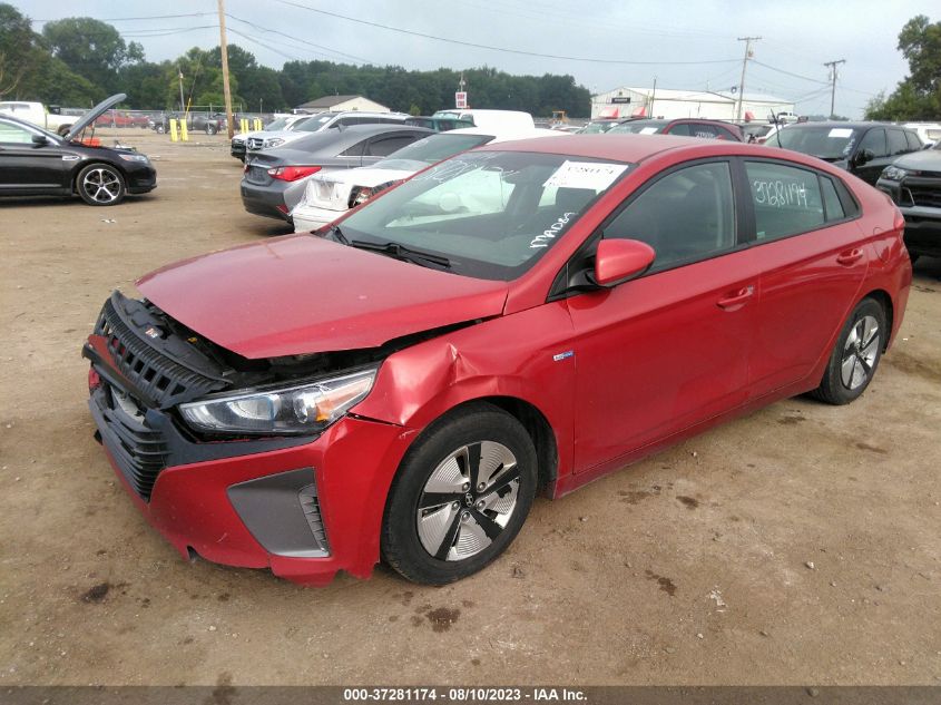 2019 Hyundai Ioniq Hybrid Blue VIN: KMHC65LC5KU153835 Lot: 37281174