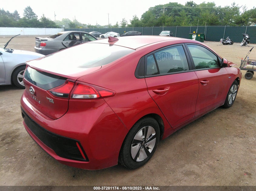 2019 Hyundai Ioniq Hybrid Blue VIN: KMHC65LC5KU153835 Lot: 37281174