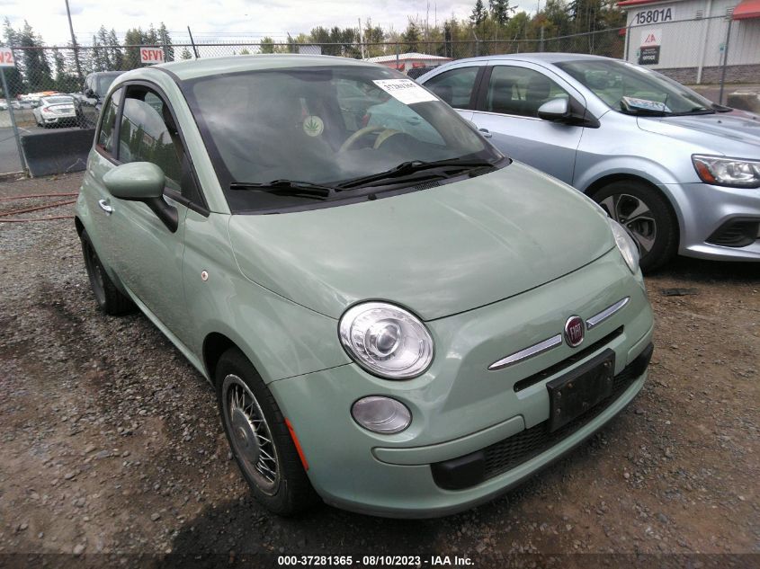 2013 Fiat 500 Pop VIN: 3C3CFFARXDT513510 Lot: 37281365