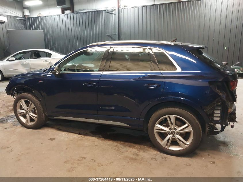 2022 Audi Q3 Premium 45 Tfsi S Line Quattro Tiptronic VIN: WA1DECF32N1073968 Lot: 37284419