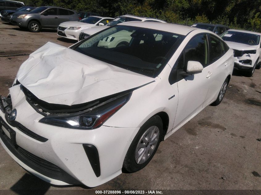 2022 Toyota Prius Le VIN: JTDKAMFU2N3159308 Lot: 37288896