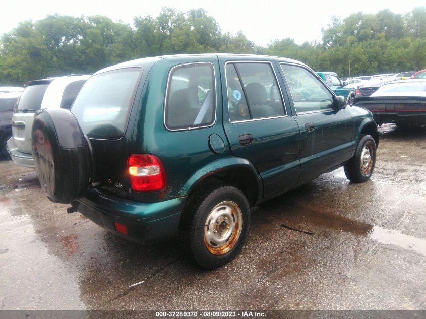 2001 Kia Sportage Ex/Limited/Base (A4)/Base (M5) VIN: KNDJB723115060520 Lot: 37289370