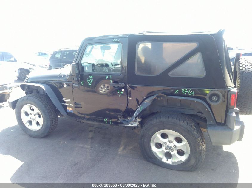 1C4AJWBG0FL624595 2015 Jeep Wrangler Sahara