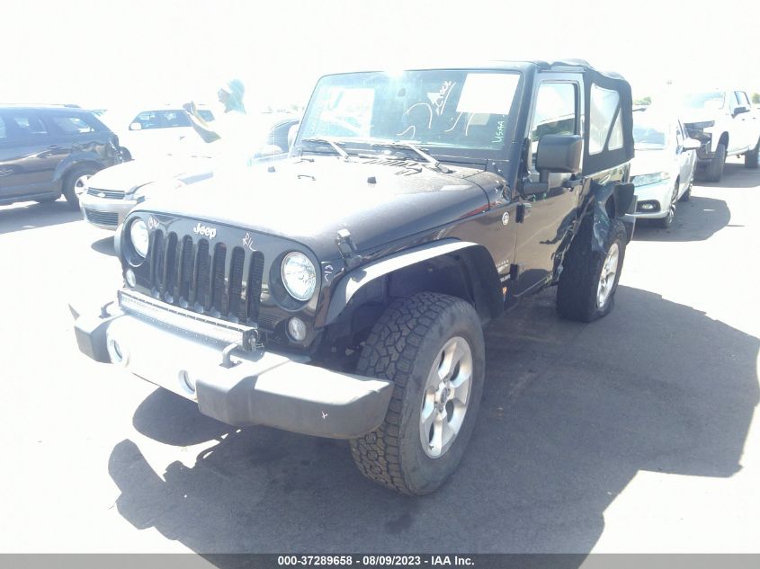 1C4AJWBG0FL624595 2015 Jeep Wrangler Sahara