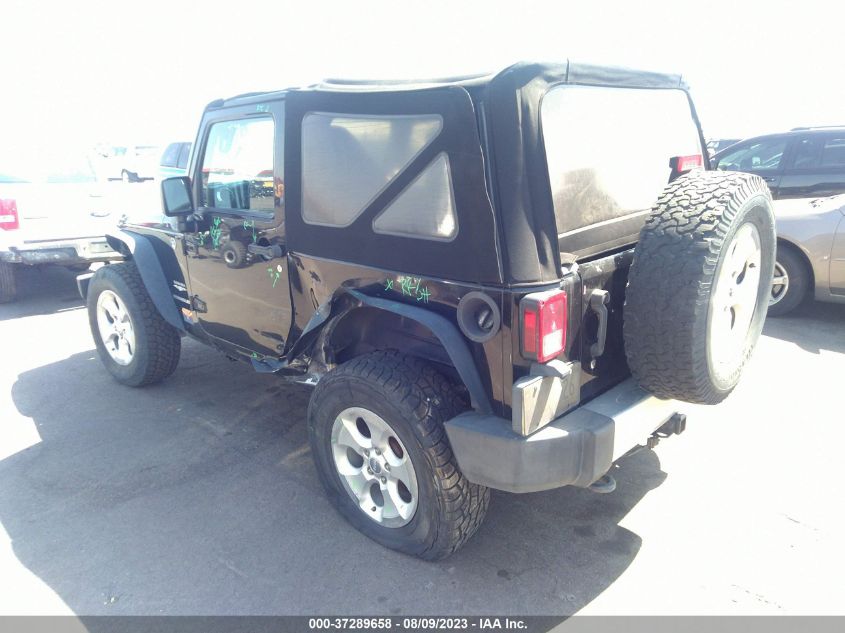 2015 Jeep Wrangler Sahara VIN: 1C4AJWBG0FL624595 Lot: 37289658