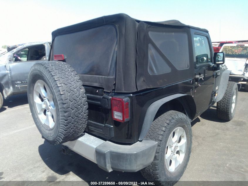 2015 Jeep Wrangler Sahara VIN: 1C4AJWBG0FL624595 Lot: 37289658