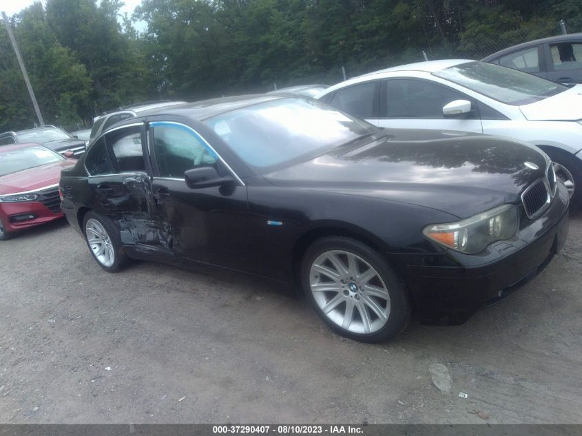 2003 BMW 7 Series 745I VIN: WBAGL63423DP66474 Lot: 37290407