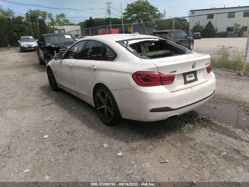 2019 BMW 430I Gran Coupe xDrive VIN: WBA4J3C50KBL06904 Lot: 37290753