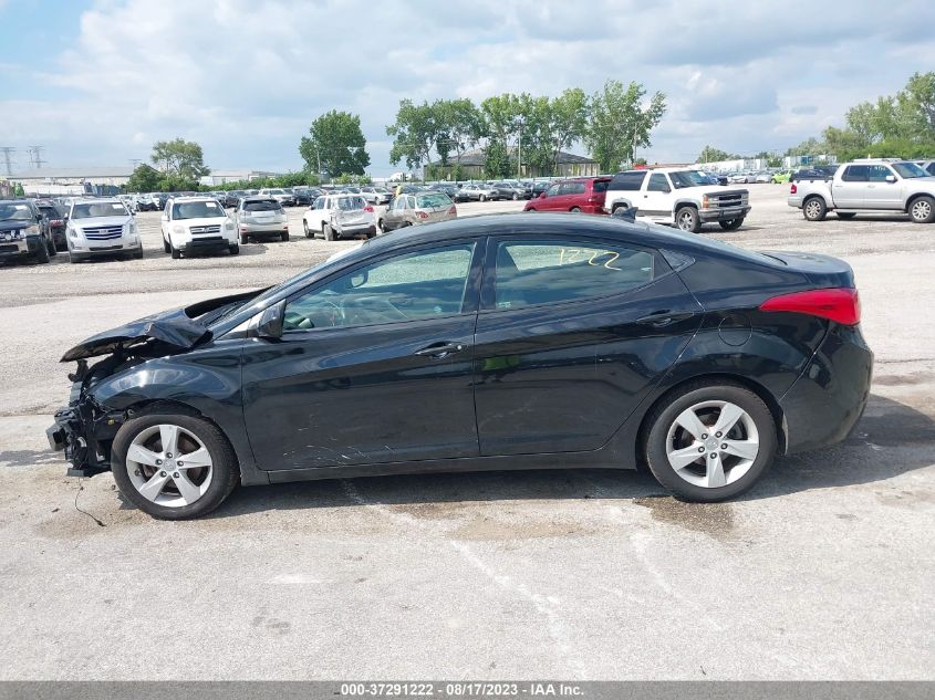 2013 Hyundai Elantra Gls VIN: 5NPDH4AE9DH448161 Lot: 37291222