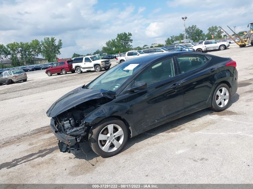 2013 Hyundai Elantra Gls VIN: 5NPDH4AE9DH448161 Lot: 37291222