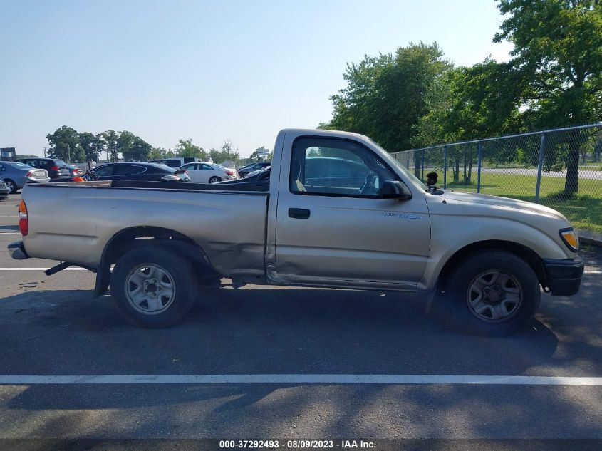 2002 Toyota Tacoma Base (A4) VIN: 5TENL42N62Z140084 Lot: 37292493