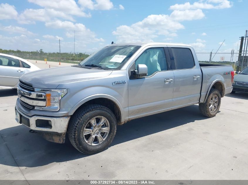 2020 Ford F-150 Lariat VIN: 1FTEW1E52LFA63827 Lot: 40330871