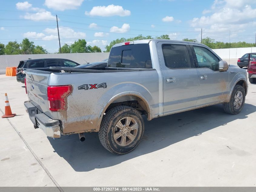 2020 Ford F-150 Lariat VIN: 1FTEW1E52LFA63827 Lot: 40330871