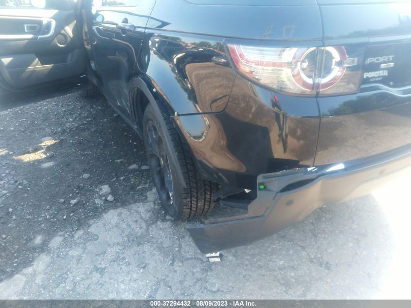 2019 Land Rover Discovery Sport Hse/Landmark VIN: SALCR2FX8KH790986 Lot: 37294432